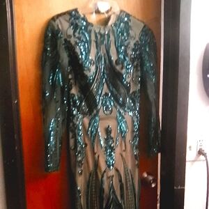 Custom hand made evening dress
